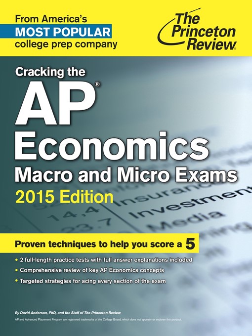 Title details for Cracking the AP Economics Macro & Micro Exams, 2015 Edition by Princeton Review - Available